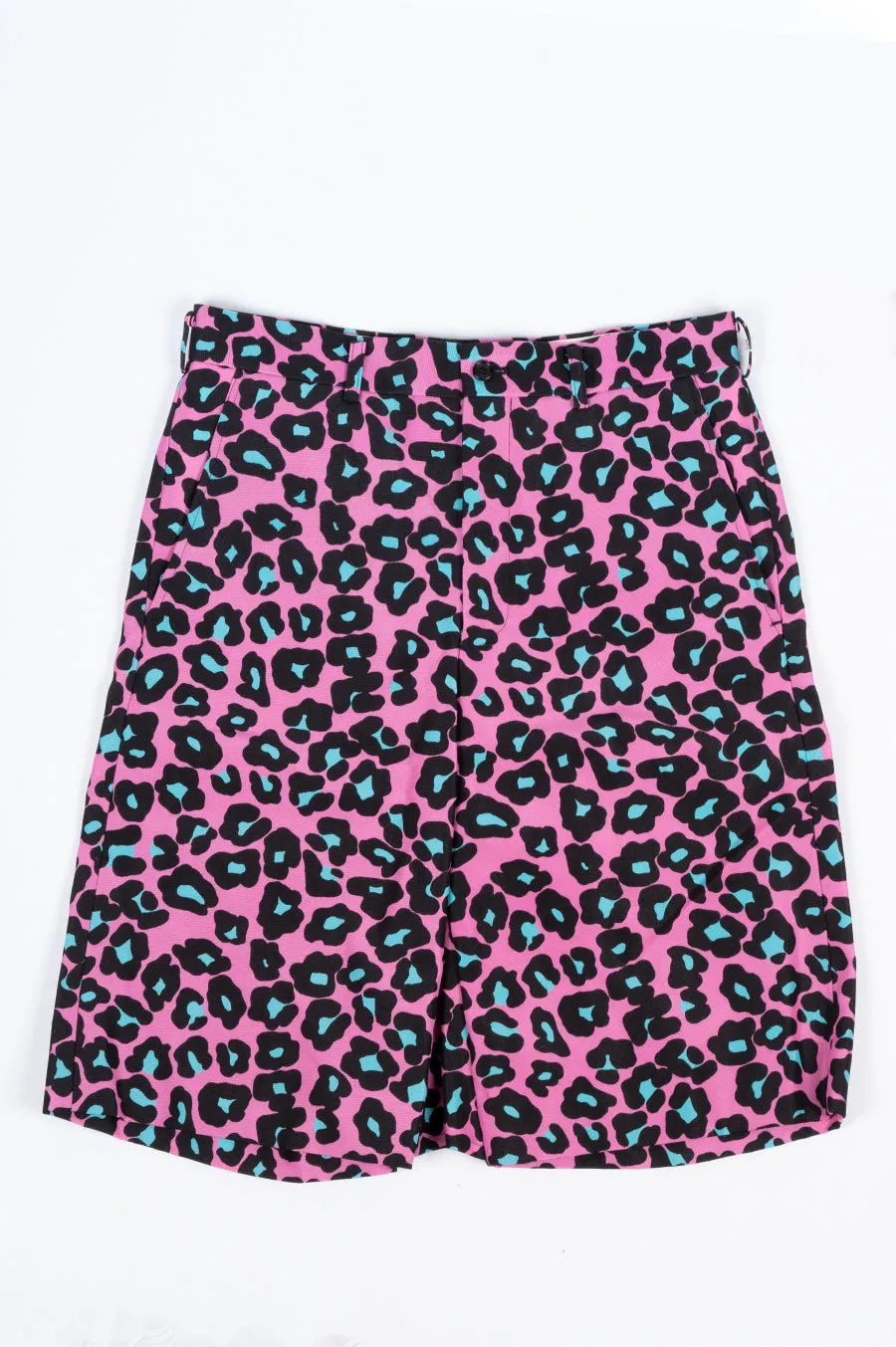 COMME DES GARCONS HOMME PLUS LEOPARD SHORT PANTS PINK